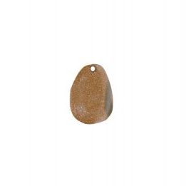 Colgante Agujero Aventurina Oro Marrón 2.5cm